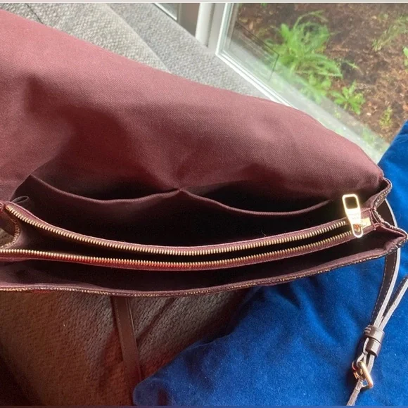 Authentic LOUIS VUITTON Damier Ebene Hoxton GM Shoulder Bag Brown (Made in USA) - Picture 16 of 16